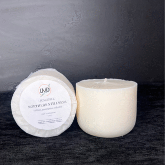 Norrländsk tystnad, i form av en ljusrefill